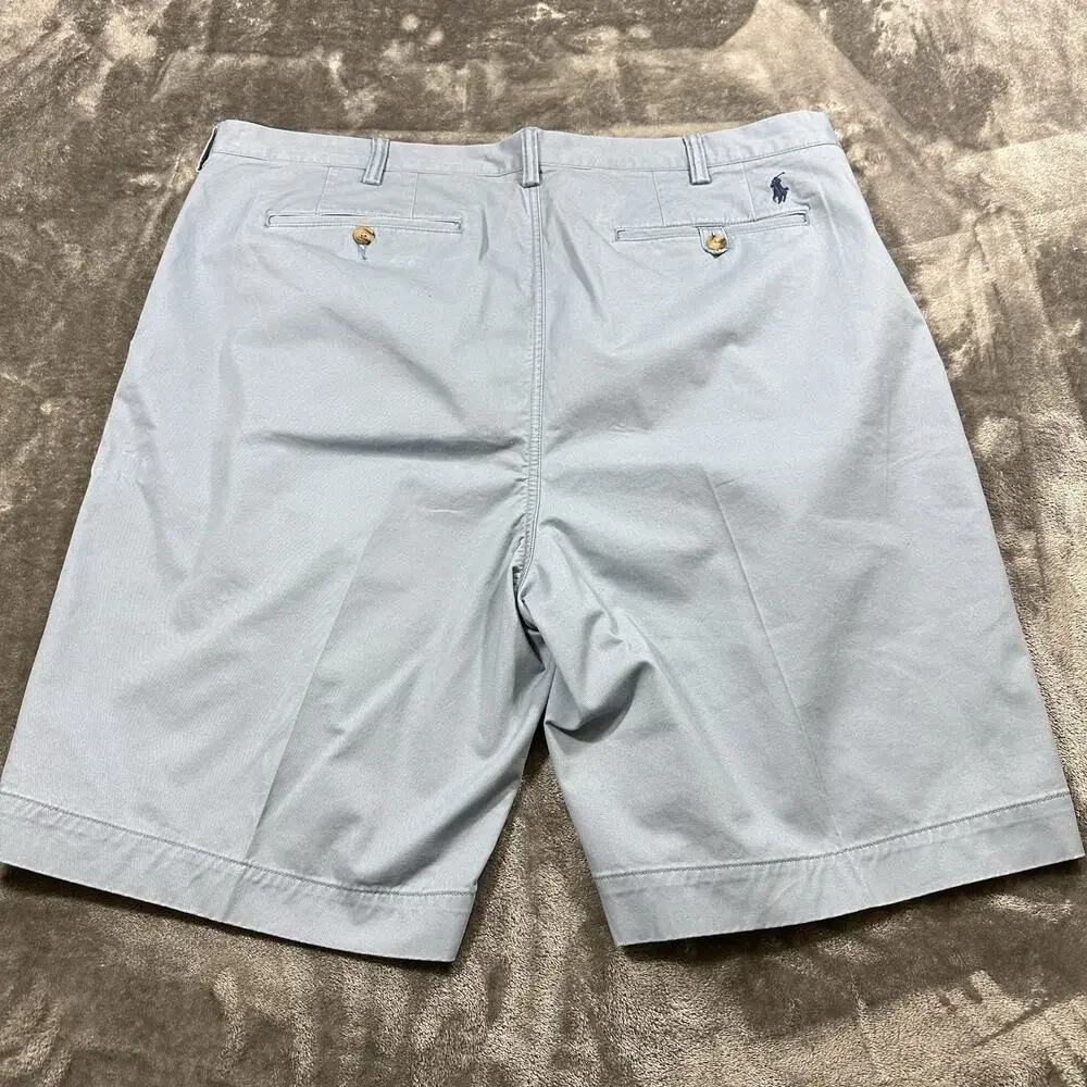 Polo Ralph Lauren Shorts Mens 40L Blue Stretch Classic‎ Fit Chinos Preppy Golf